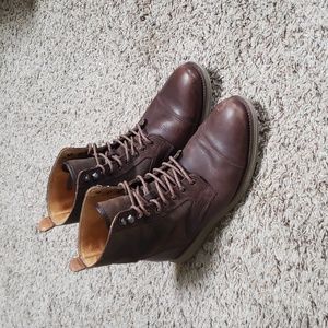 Cole Haan lace up boots